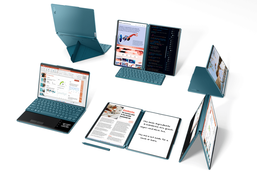 Lenovo Yoga Book 9i chiếc laptop sở hữu 2 màn hình OLED 13,3 inch độc lạ, toàn diện