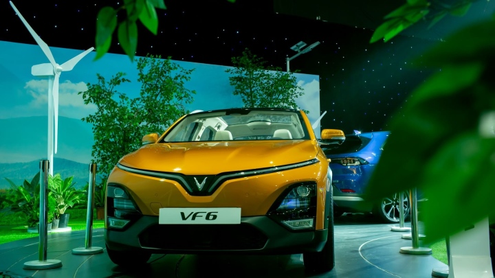 VF 6 ra mắt khách hàng Việt Nam tại triển lãm “VinFast - Vì tương lai xanh”.