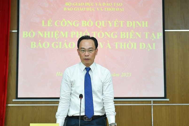 Ông Nguyễn Đức Tuân giữ chức Phó Tổng Biên tập Báo Giáo dục và Thời đại