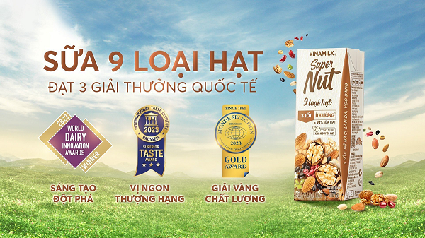 “Tân binh” sữa hạt Vinamilk Super Nut có gì đặc biệt mà sở hữu hàng loạt giải thưởng quốc tế với hạng cao nhất