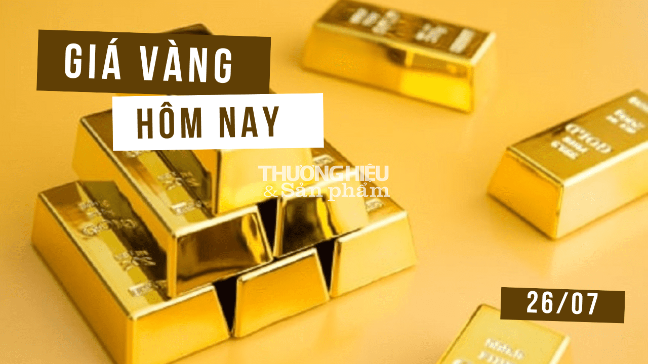 Giá vàng hôm nay ngày 26/7/2023: Vàng thế giới tiếp tục tăng