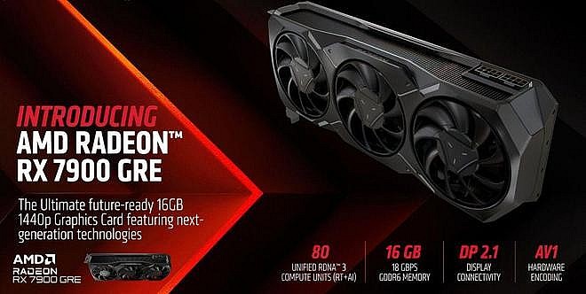 AMD đã công bố ra mắt Radeon RX 7900 GRE tại Trung Quốc