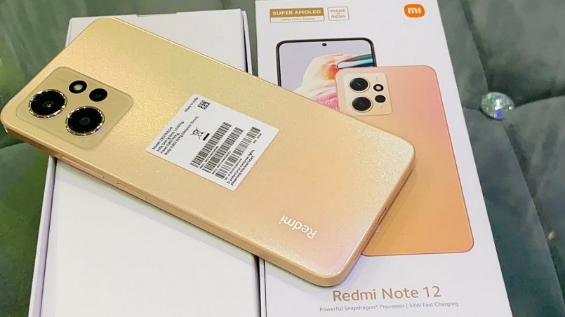 Điện thoại quốc dân Redmi Note 12 ra mắt phiên bản màu vàng