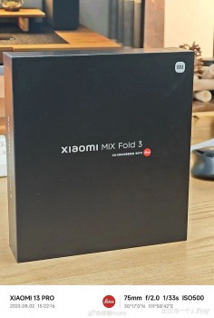Rò rỉ ảnh render và hộp Xiaomi Mix Fold 3: Cùng xem những thay đổi mới
