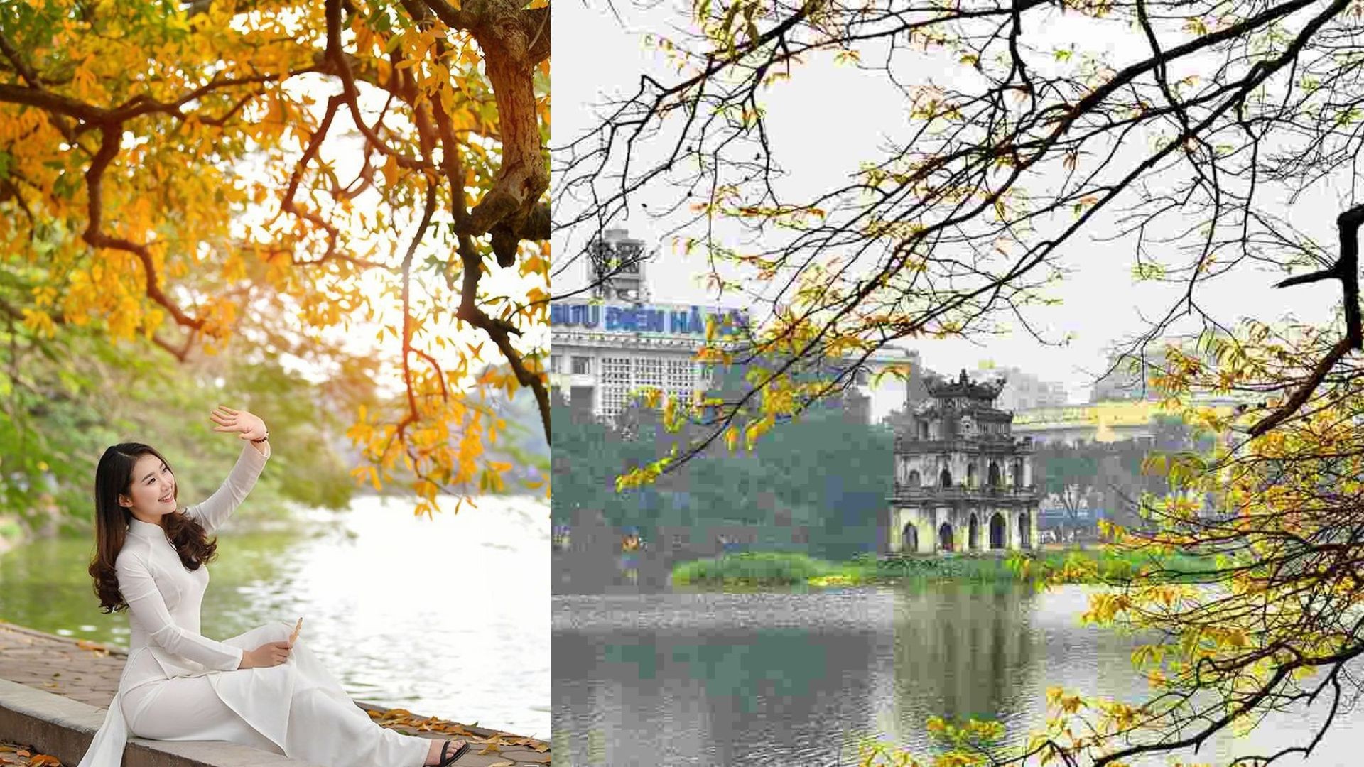 Hồ Gươm đứng đầu địa điểm chụp ảnh đẹp nhất ở Hà Nội vào mùa thu