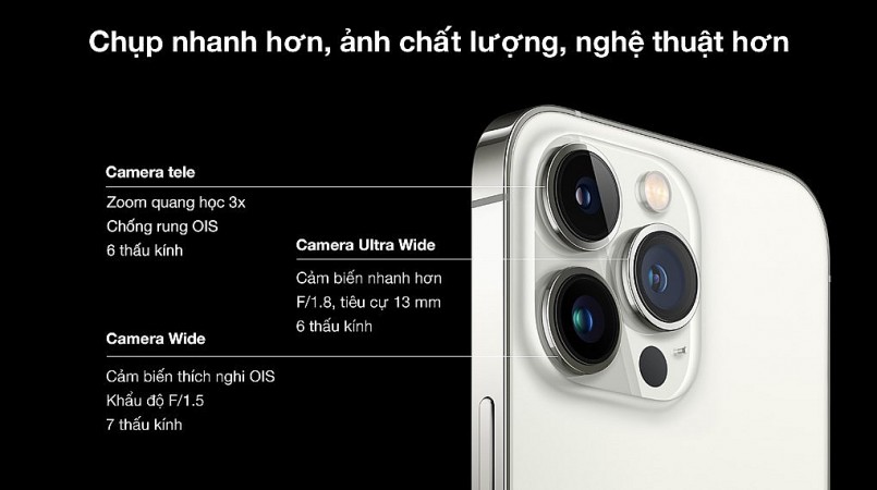 iPhone 13 Pro Max: Hiệu năng vô đối, camera cực đỉnh