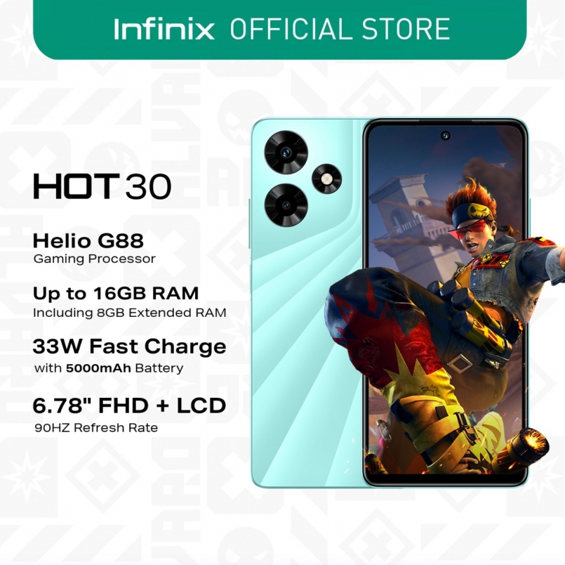 Sắp mở bán chính hãng dòng điện thoại giá rẻ Infinix HOT 30