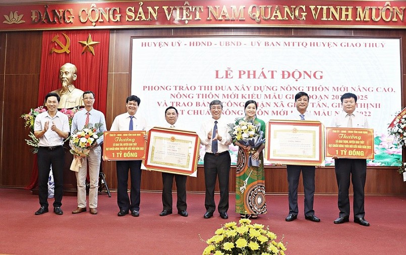 Huyện Giao Thủy (Nam Định) tích cực triển khai thực hiện Chương trình xây dựng NTM nâng cao, kiểu mẫu