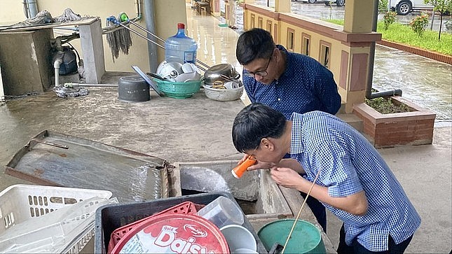 Kiểm tra phòng chống sốt xuất huyết tại huyện Thanh Trì (Hà Nội)