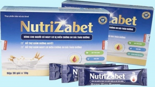 Sản phẩm thực phẩm bảo vệ sức khỏe Nutrizabet tiếp tục vi phạm về quảng cáo