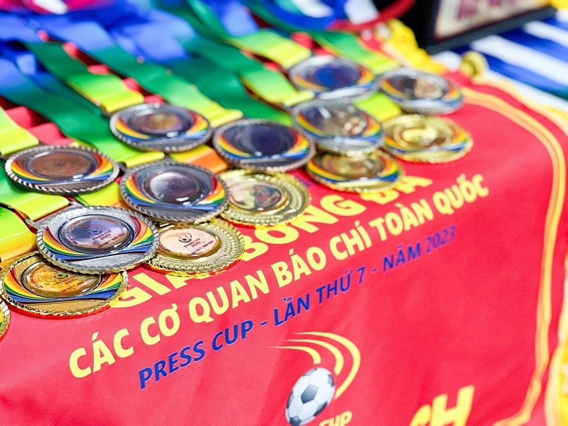 Cúp, huy chương của Press Cup 2023