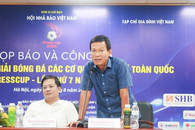 Ông Trương Thế Toàn - Trọng tài Liên đoàn Bóng đá Hà Nội, phụ trách chuyên môn Press Cup 2023