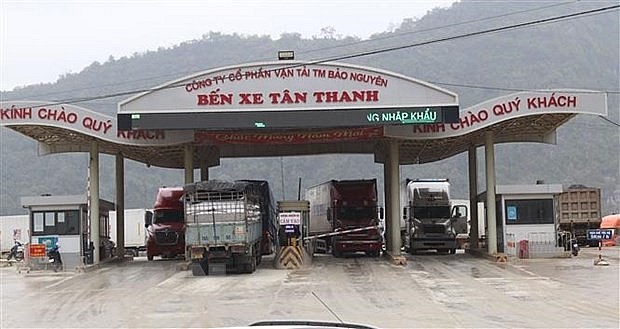 bãi xe cửa khẩu Tân Thanh, Lạng Sơn
