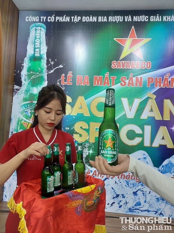 Savabeco ra mắt sản phẩm Bia chai Sao Vàng Special