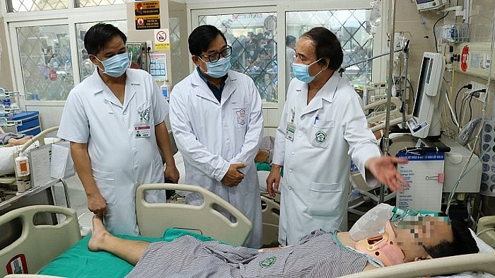 Bệnh nhân đang điều trị tại Bệnh viện Bạch Mai 