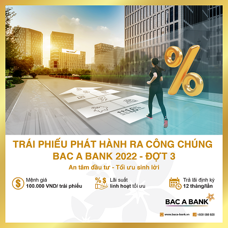 BAC A BANK chính thức phát hành hơn 3.000 tỷ đồng trái phiếu ra công chúng