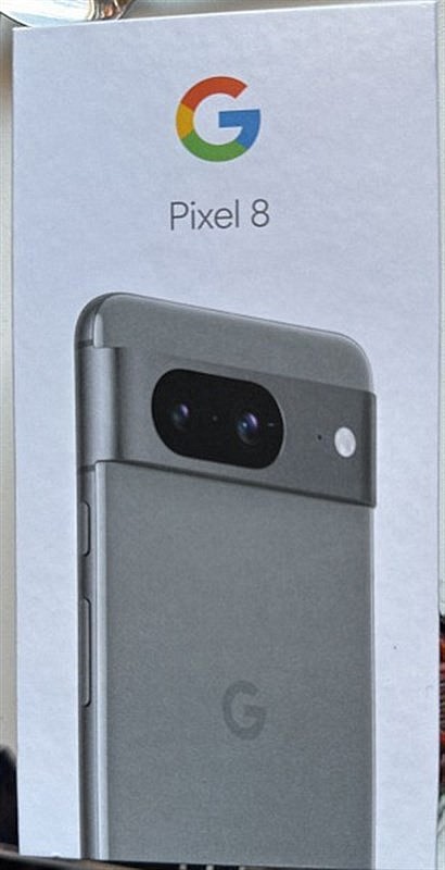 Hình ảnh thực tế hộp điện thoại Google Pixel 8