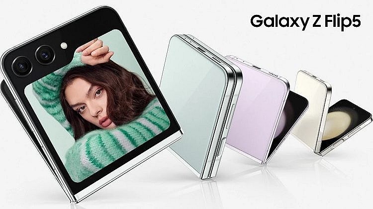 Điện thoại gập Galaxy Z Flip 5 của Samsung có mức giá siêu hời