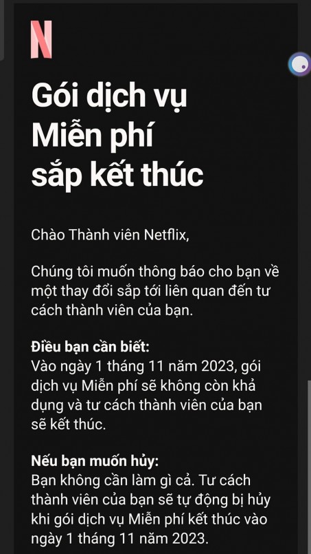 Netflix chấm dứt gói miễn phí sau hai năm triển khai tại Việt Nam