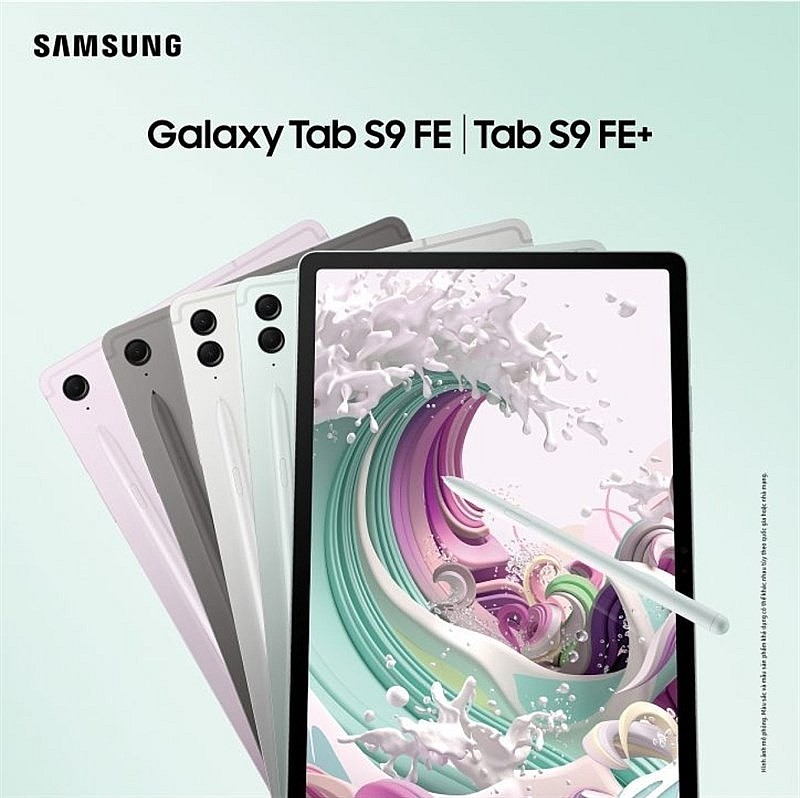 Samsung chính thức ra mắt dòng máy tính bảng Galaxy Tab S9 FE