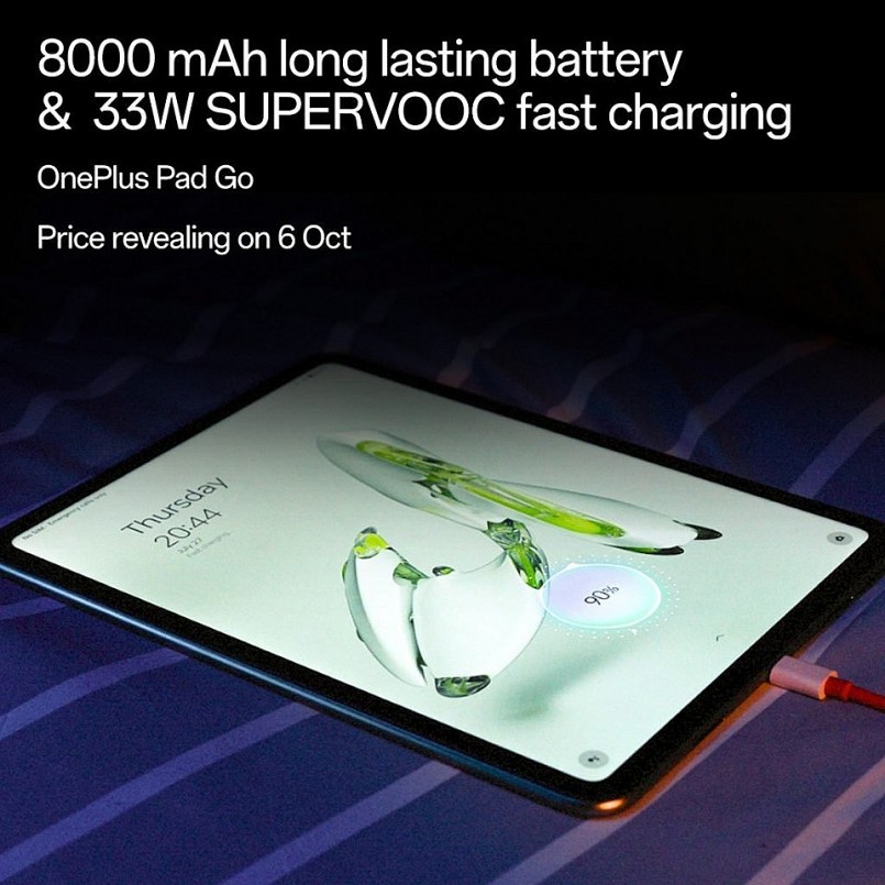 OnePlus ra mắt máy tính bảng Pad Go tại Ấn Độ
