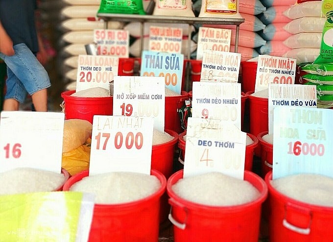 Giá lúa gạo trong nước duy trì ổn định