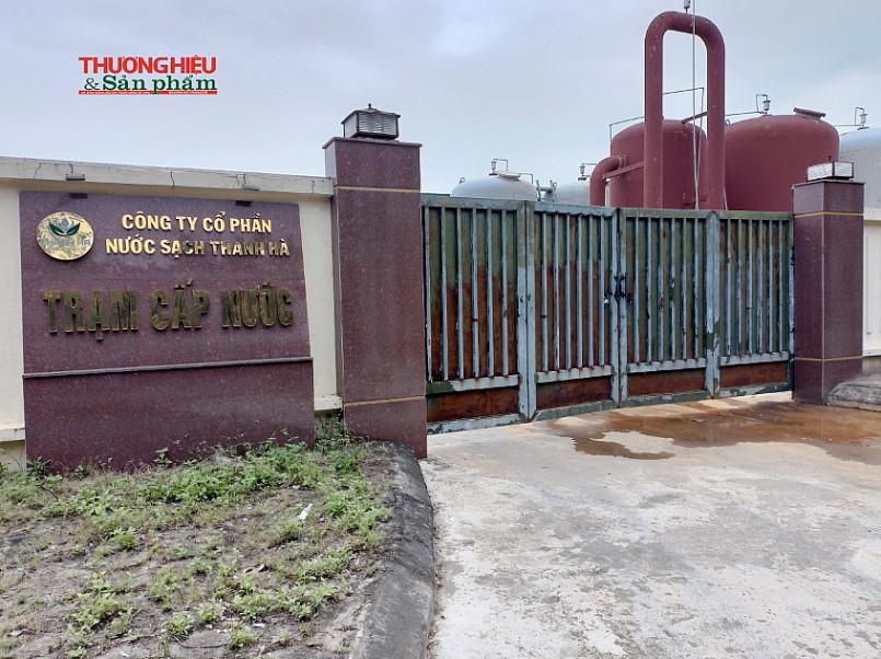 Trạm cấp nước thuộc Công ty CP nước sạch Thanh Hà, đơn vị đang cung cấp nước sạch cho Khu đô thị Thanh Hà