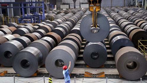 Xuất khẩu sắt thép của Việt Nam giảm mạnh cả về lượng và trị giá