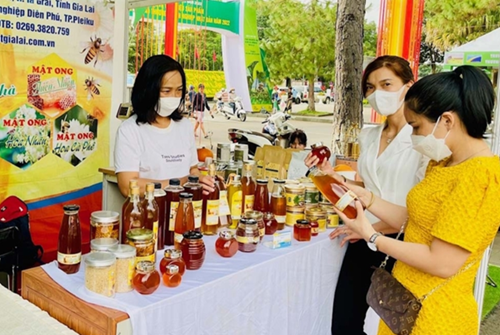 Hội chợ là dịp để giới thiệu, tôn vinh các sản phẩm OCOP, sản phẩm nông nghiệp, sản phẩm đặc trưng của tỉnh Gia Lai. 