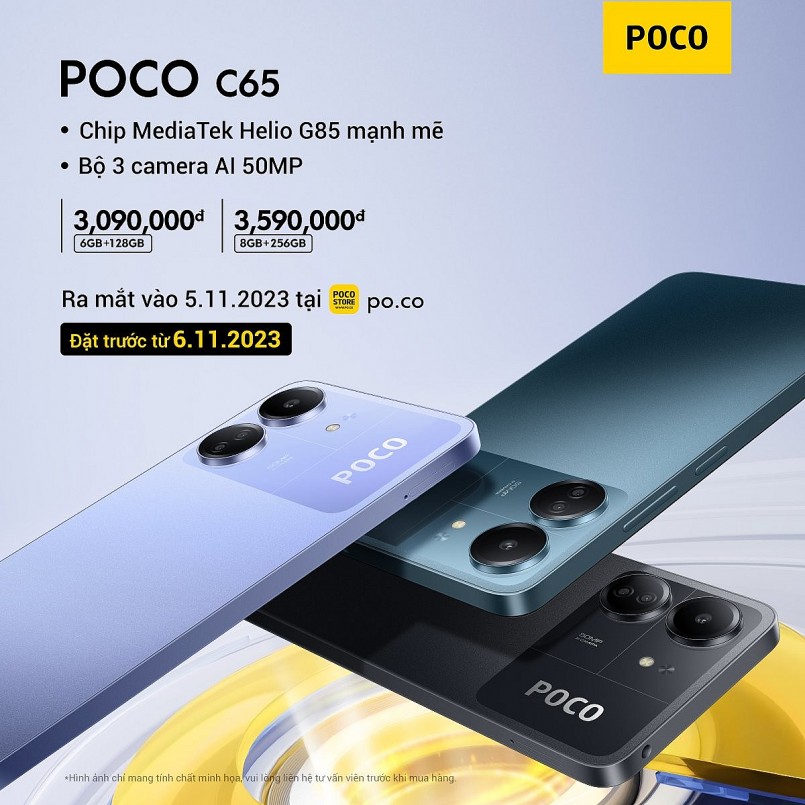 Sắp ra mắt điện thoại Xiaomi POCO C65