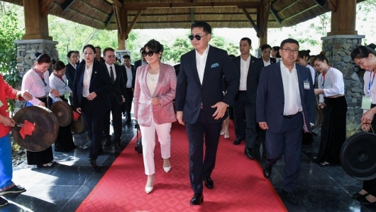 Serena Resort Kim Bôi đón tiếp đoàn Tổng thống Mông Cổ khi sang thăm Việt Nam
