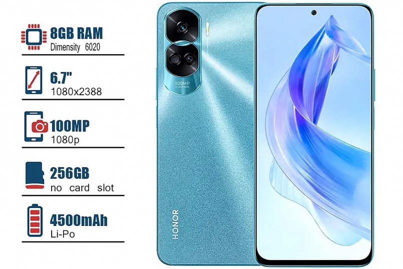 Ra mắt điện Honor 90 Lite với thiết kế màn hình siêu mỏng