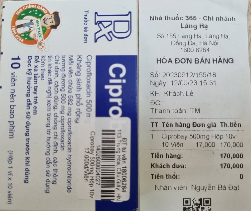Hà Nội: Nhà thuốc 365 bị phạt trên 30 triệu đồng