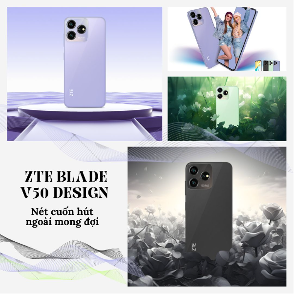 Điện thoại ZTE Blade V50 Design ra mắt với cấu hình ngon bổ rẻ