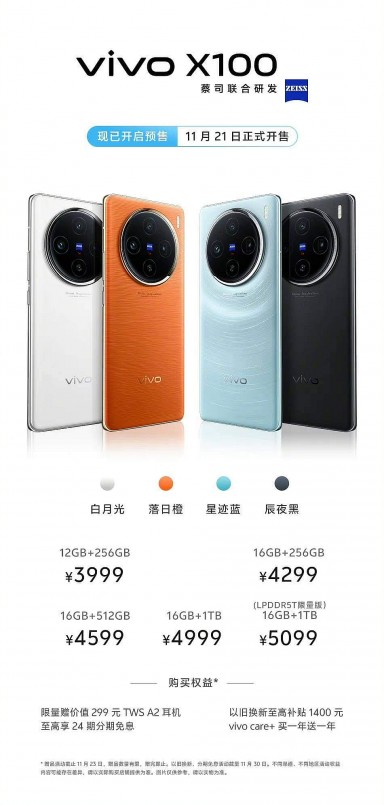 Vivo chính thức giới thiệu thiết bị điện thoại cao cấp Vivo X100