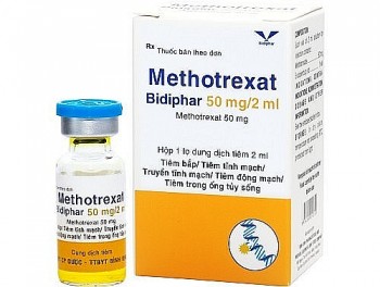 Thu hồi thuốc điều trị ung thư Methotrexat Bidiphar 50 mg/2ml