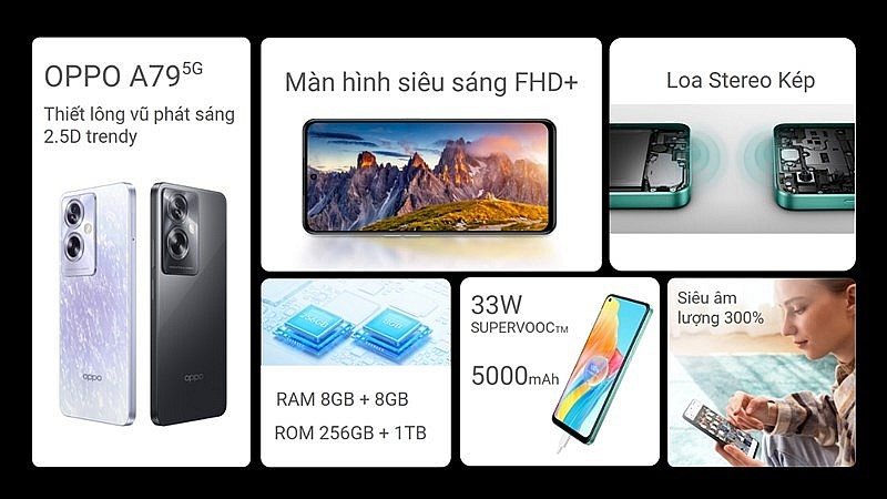 Smartphone OPPO A79 5G sắp ra mắt tại Việt Nam
