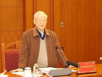 Tổng Bí thư Nguyễn Phú Trọng chủ trì cuộc họp về phòng, chống tham nhũng, tiêu cực