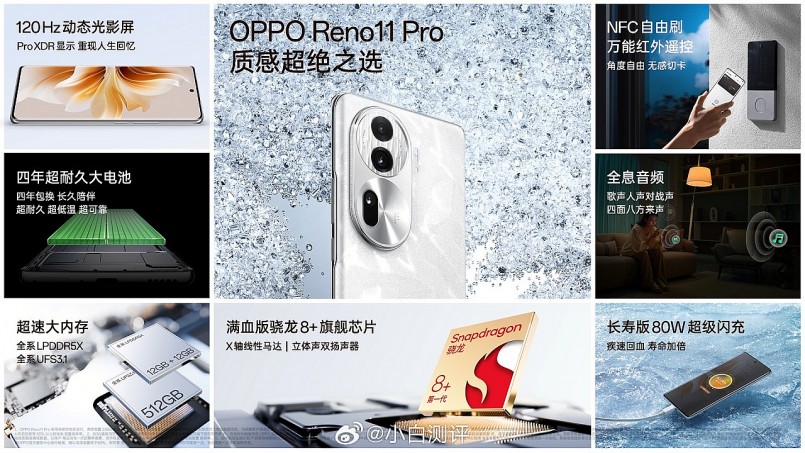 Điện thoại OPPO Reno11 Pro trình làng tại Trung Quốc