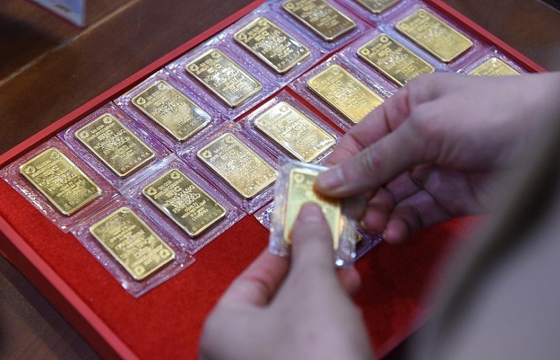 Vàng trong nước tăng 500.000 đồng/lượng