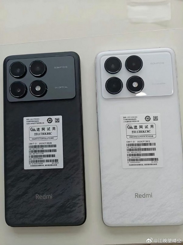 Rò rỉ hình ảnh các thiết bị của dòng điện thoại Redmi K70 series