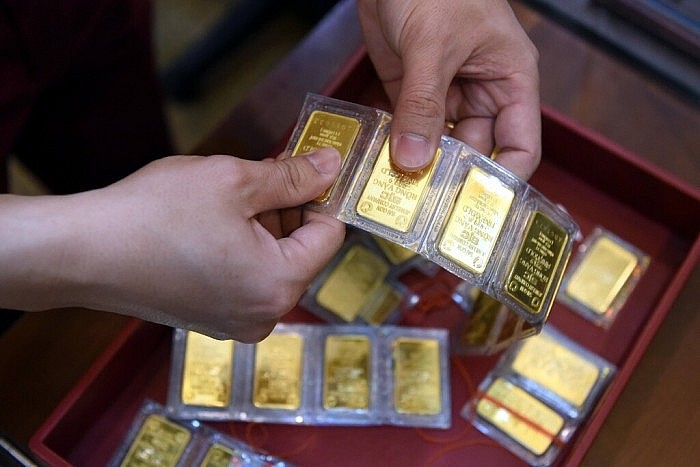 Giá vàng trong nước tăng sốc.