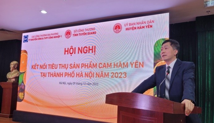 Đẩy mạnh quảng bá, kết nối tiêu thụ đặc sản Cam Hàm Yên