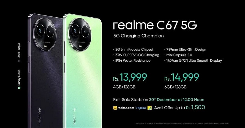 Realme ra mắt điện thoại dòng C mới tại Ấn Độ