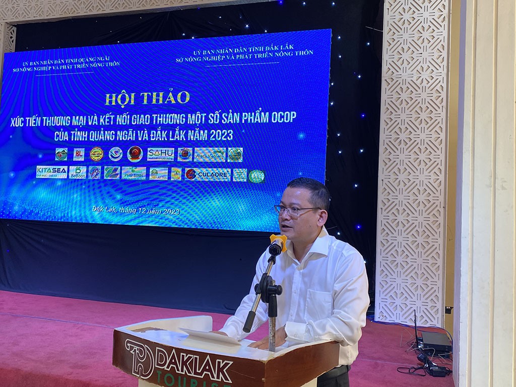 Đắk Lắk và Quảng Ngãi: Xúc tiến thương mại và kết nối giao thương một số sản phẩm OCOP