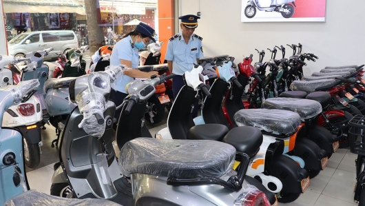 Đắk Lắk: Tạm giữ 68 xe đạp điện hiệu HAMACHI vi phạm