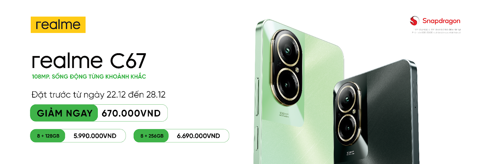 Điện thoại Realme C67 4G ra mắt tại thị trường Việt Nam