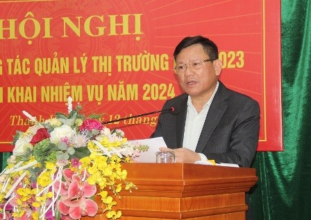 Thanh Hoá: Cục quản lý thị trường tổng kết công tác năm 2023, triển khai nhiệm vụ 2024