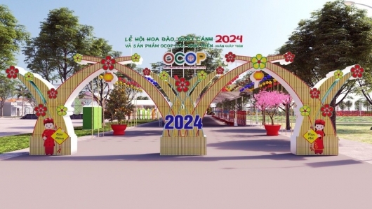 Thoả sức trải nghiệm không gian Tết Việt tại Lễ hội hoa đào, quất cảnh và sản phẩm OCOP 2024