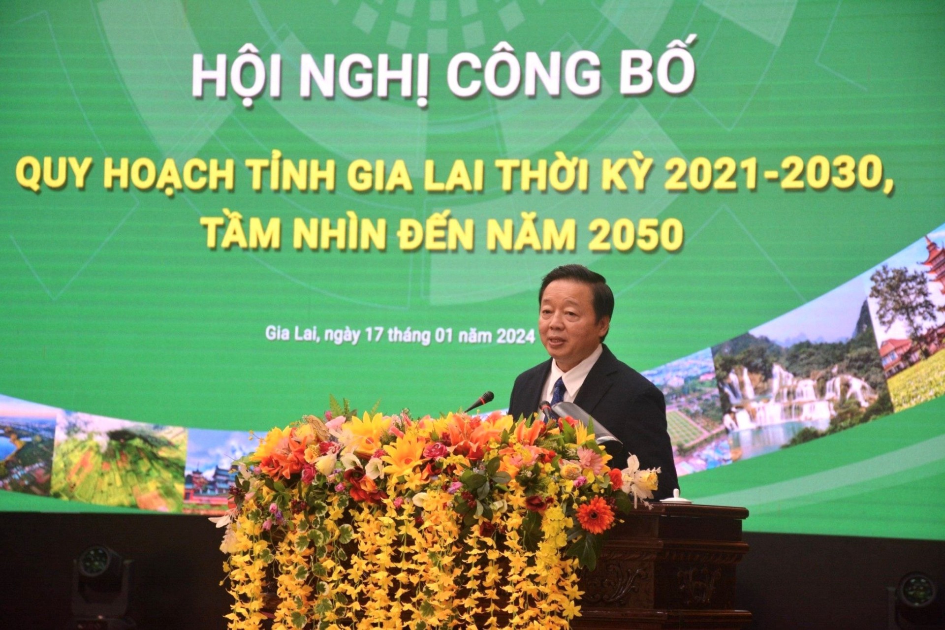 Ông Trần Hồng Hà- Phó thủ tướng chính phủ phát biểu tại hội nghị.